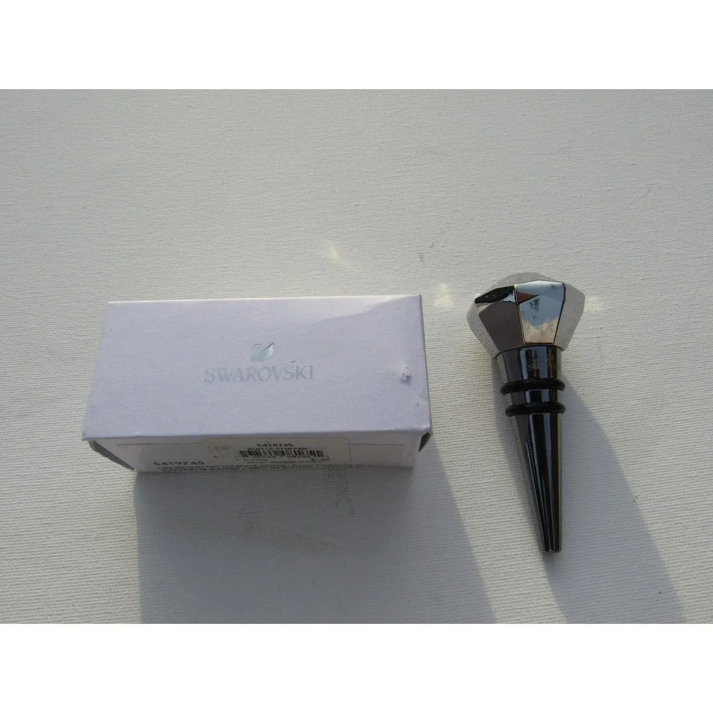 Swarovski Crystal Faceted Bottle Stopper Wine Champagne Bar Accessory 5419745